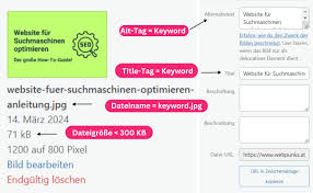 webseite suchmaschine optimieren