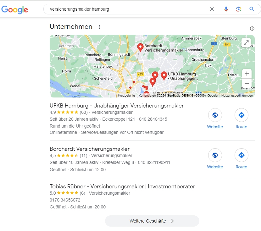 google optimierung kosten