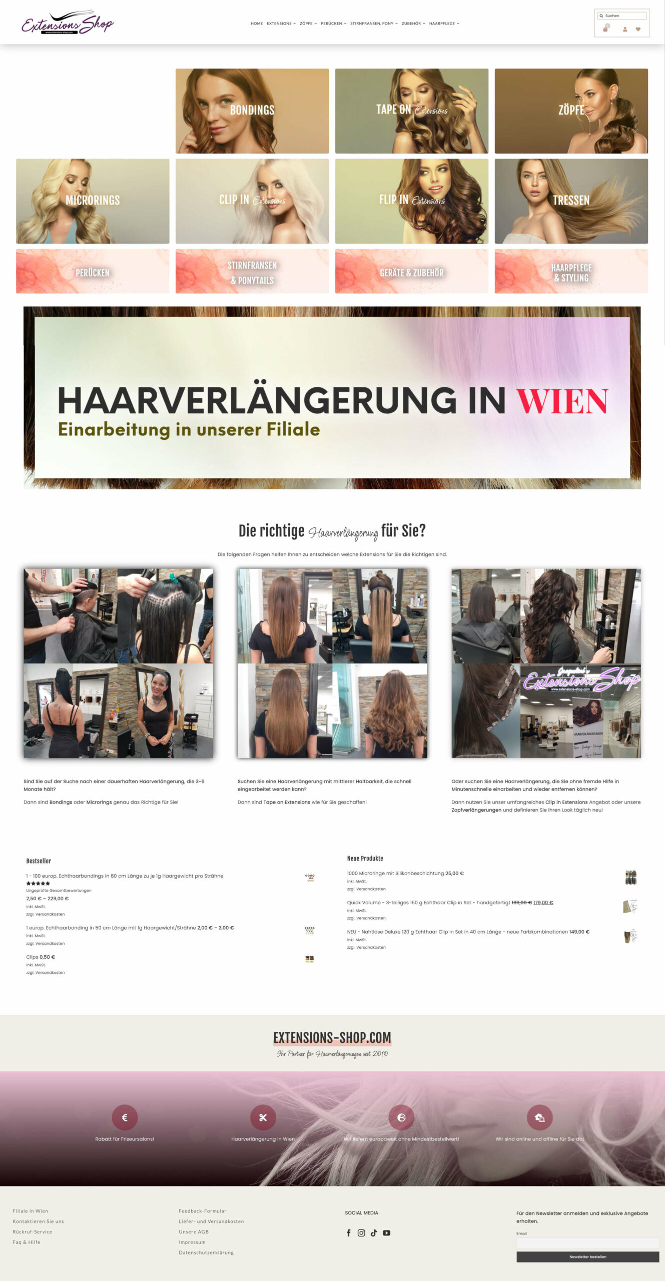 webdesign online shop