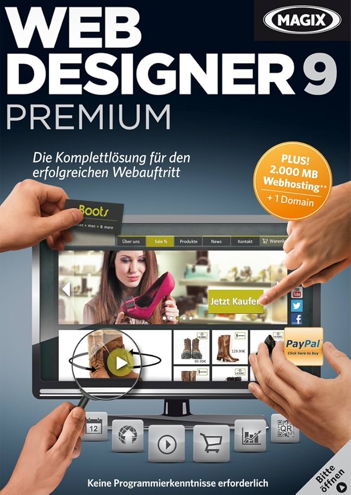 magix web designer mobile website erstellen