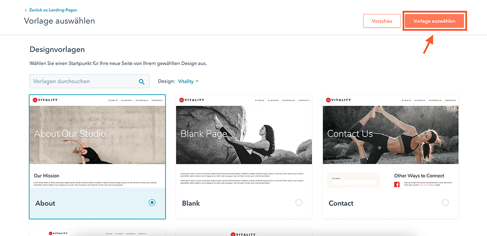 moderne homepage erstellen