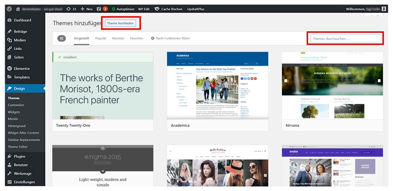 wordpress google optimierung