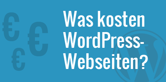 wordpress homepage erstellen lassen kosten